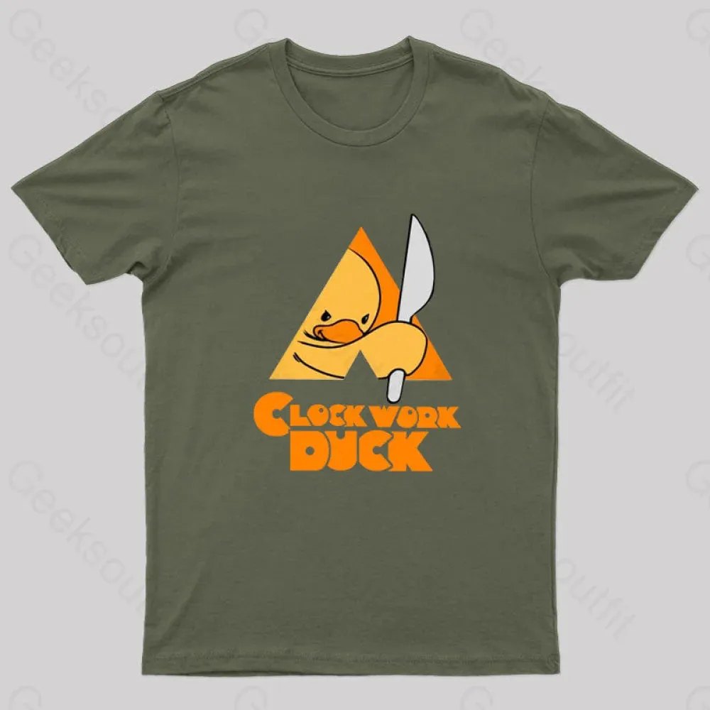 A Clockwork Duck Nerd T-Shirt - Image 4