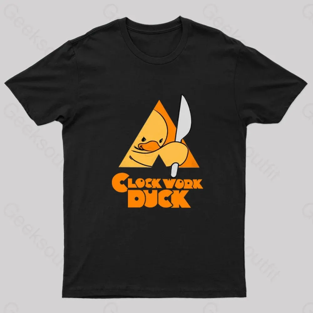 A Clockwork Duck Nerd T-Shirt - Image 3