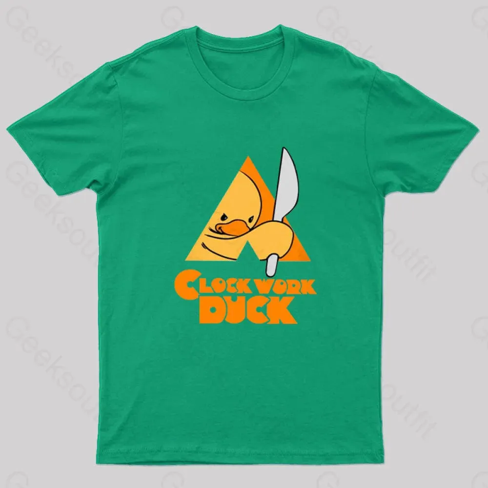 A Clockwork Duck Nerd T-Shirt - Image 2