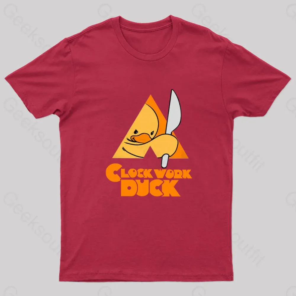 A Clockwork Duck Nerd T-Shirt - Image 5