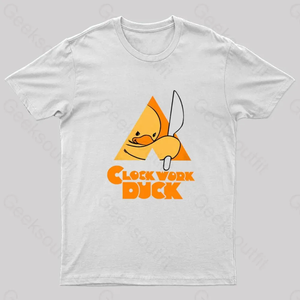 A Clockwork Duck Nerd T-Shirt - Image 8