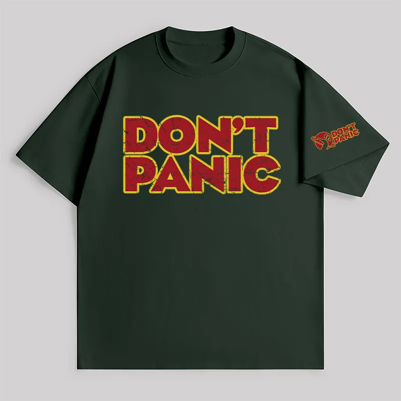 Don't Panic Unisex Oversized T-shirt - Image 3