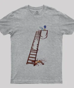 Alternative view of Broken Ladder Geek T-Shirt