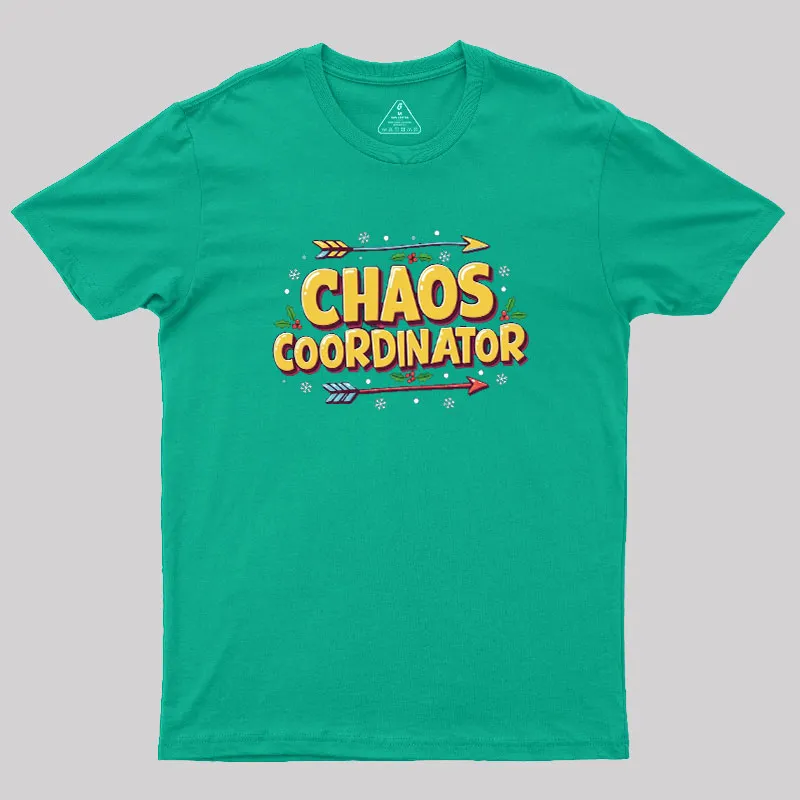 Chaos Coordinator Christmas Geek T-Shirt - Image 9
