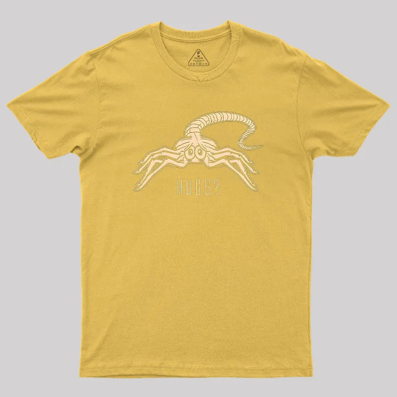 Facehugger Hugs? T-Shirt - Image 5