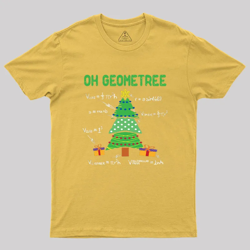 Oh Geometree Geometry Math Science Geek T-Shirt - Image 7