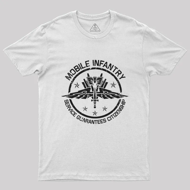 Mobile Infantry Crest Geek T-Shirt - Image 11
