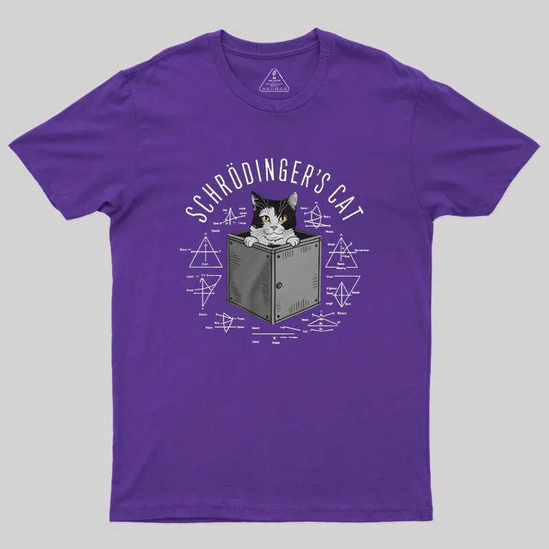 Schrodinger Cat Formulas Geek T-Shirt - Image 6