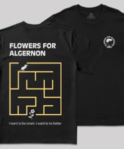 Labyrinth of Algernon Front and Back Printed Geek T-Shirt