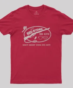 Christmas Story Red Ryder BB Gun Geek T-Shirt