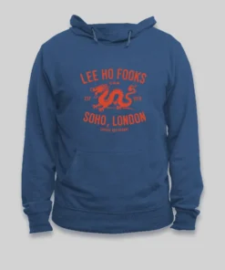 Alternative view of Lee Ho Fooks Vintage Resto Geek Hoodie