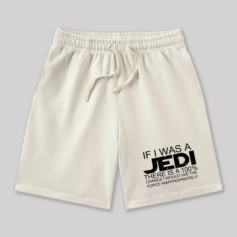 Use The Force Inappropriately Geeky Washed Shorts - Image 4