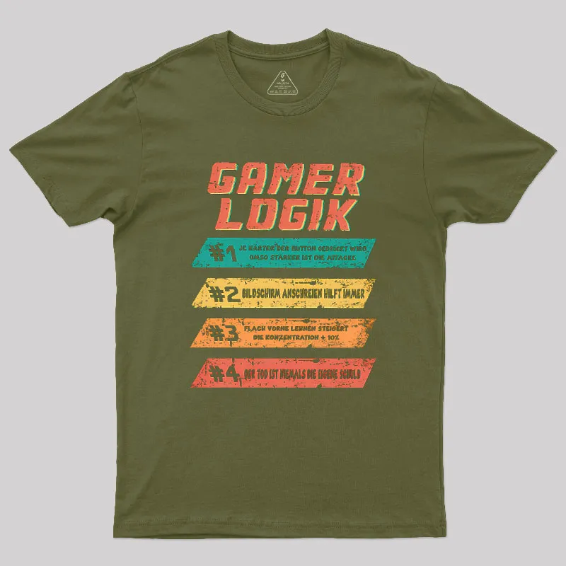 Gamer Logik Geek T-Shirt - Image 3