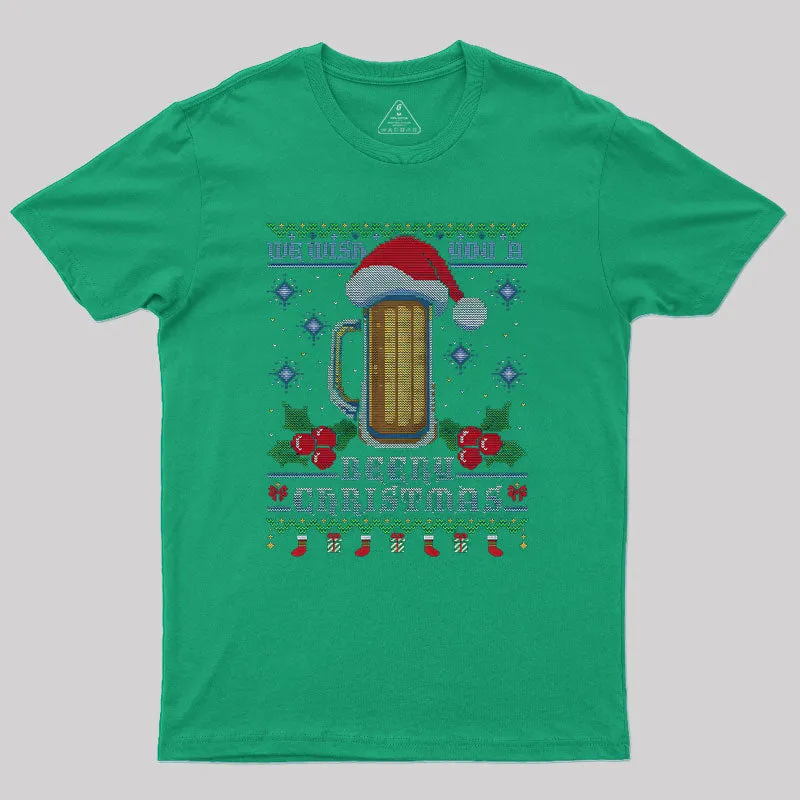 Beery Ugly Xmas Geek T-Shirt - Image 8