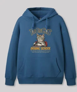 Alternative view of Toonces Driving Academy Geek Hoodie