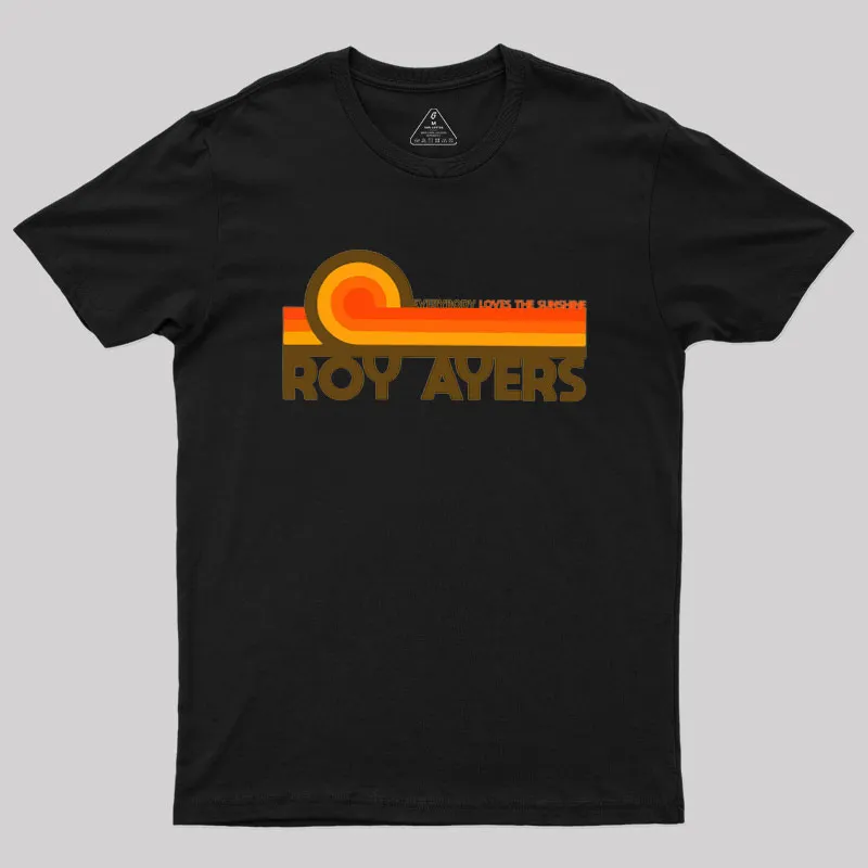 Roy Ayers Everybody Loves the Sunshine Geek T-Shirt - Image 2
