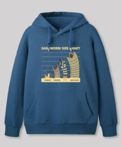 Alternative view of Sandworm Size Chart Geek Hoodie