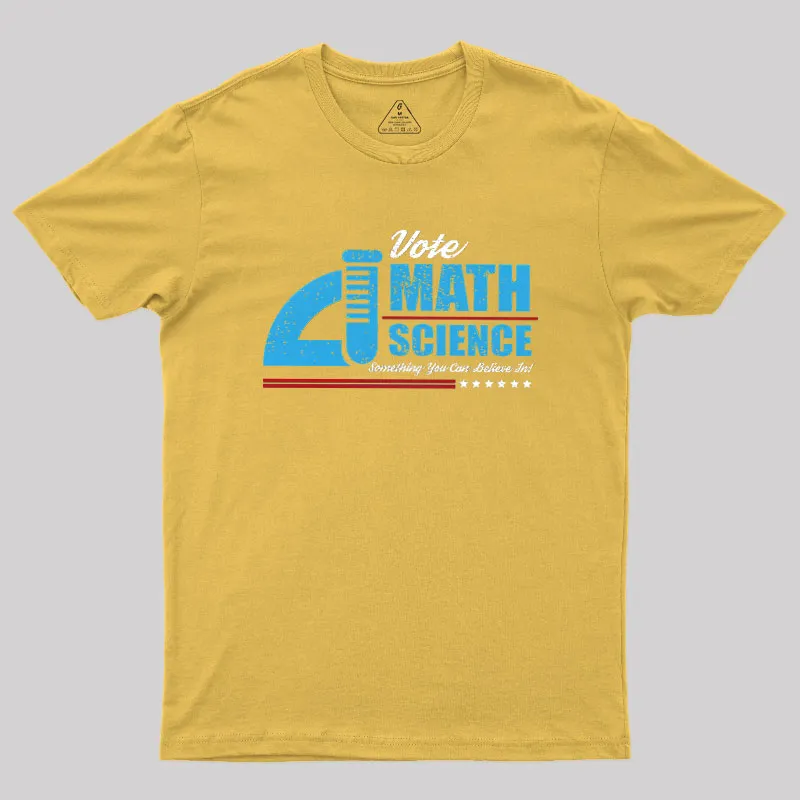 Vote Math & Science Geek T-Shirt - Image 6