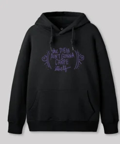 Alternative view of Carpe Diem Geek Hoodie