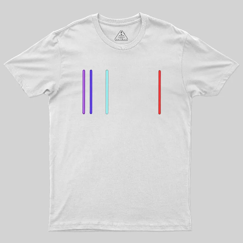 Hydrogen Emission Spectrum Geek T-Shirt - Image 8