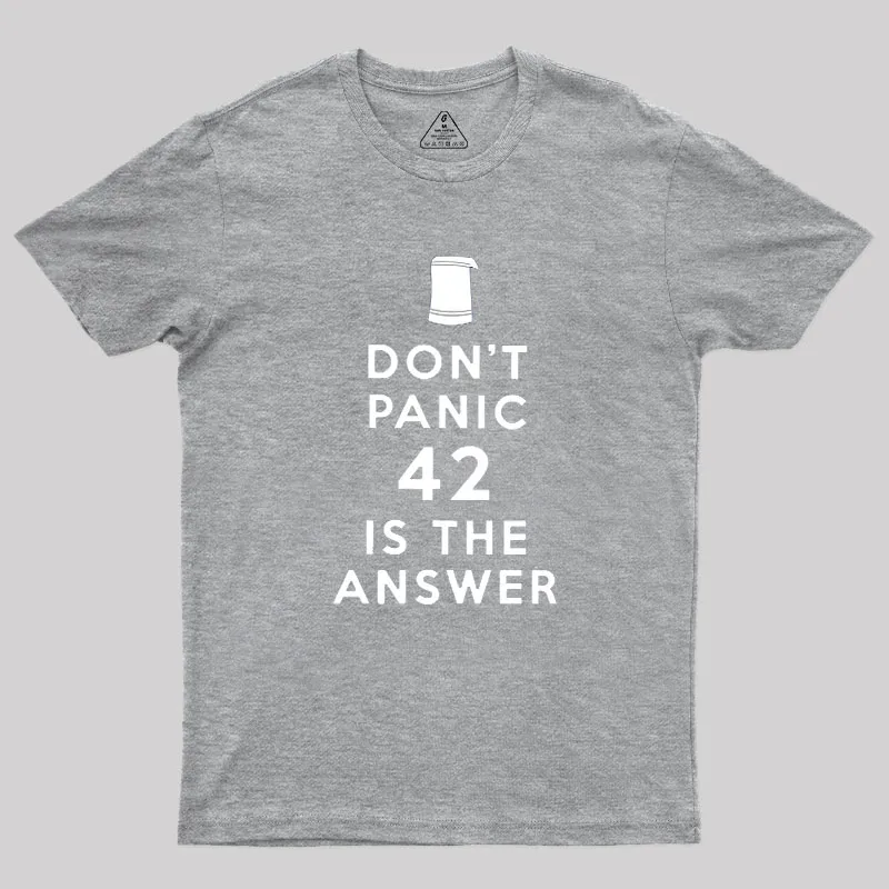 42 is Answer Geek T-Shirt - Image 4