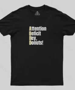 Alternative view of ADHD T-Shirt
