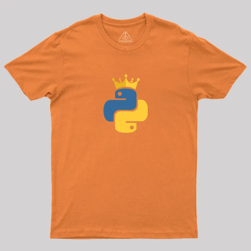 Python King Geek T-Shirt - Image 5