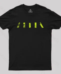 Alien Green Pattern Geek T-Shirt