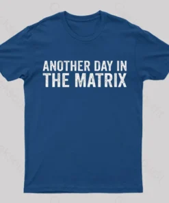 Alternative view of Another Day In Follow the White Rabbit Nerd T-Shirt