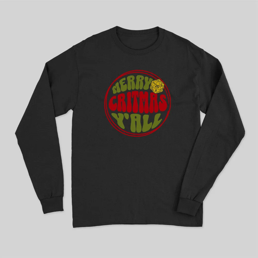 Merry Critmas Y'all Long Sleeve T-Shirt - Image 2