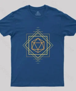 Alternative view of Art Deco D20 T-Shirt