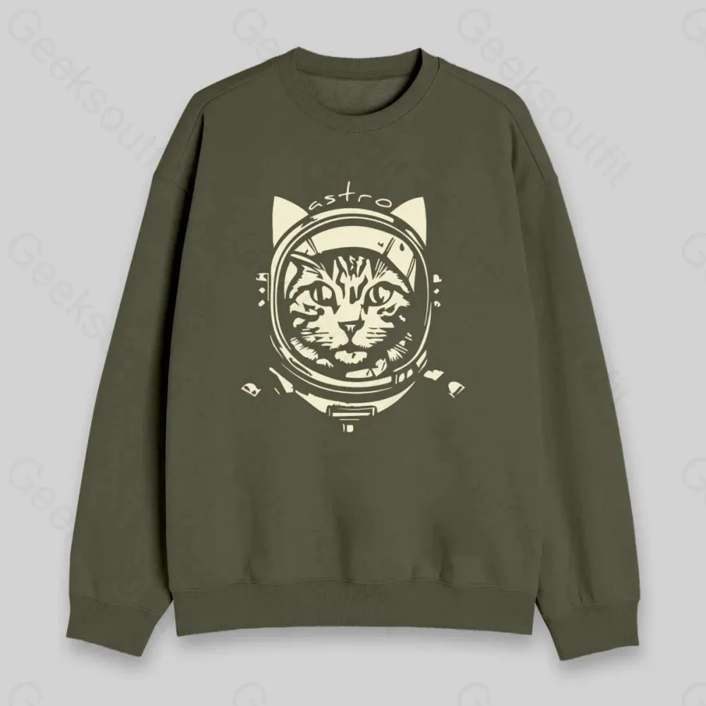 Astro Cat Sweatshirt - Image 4