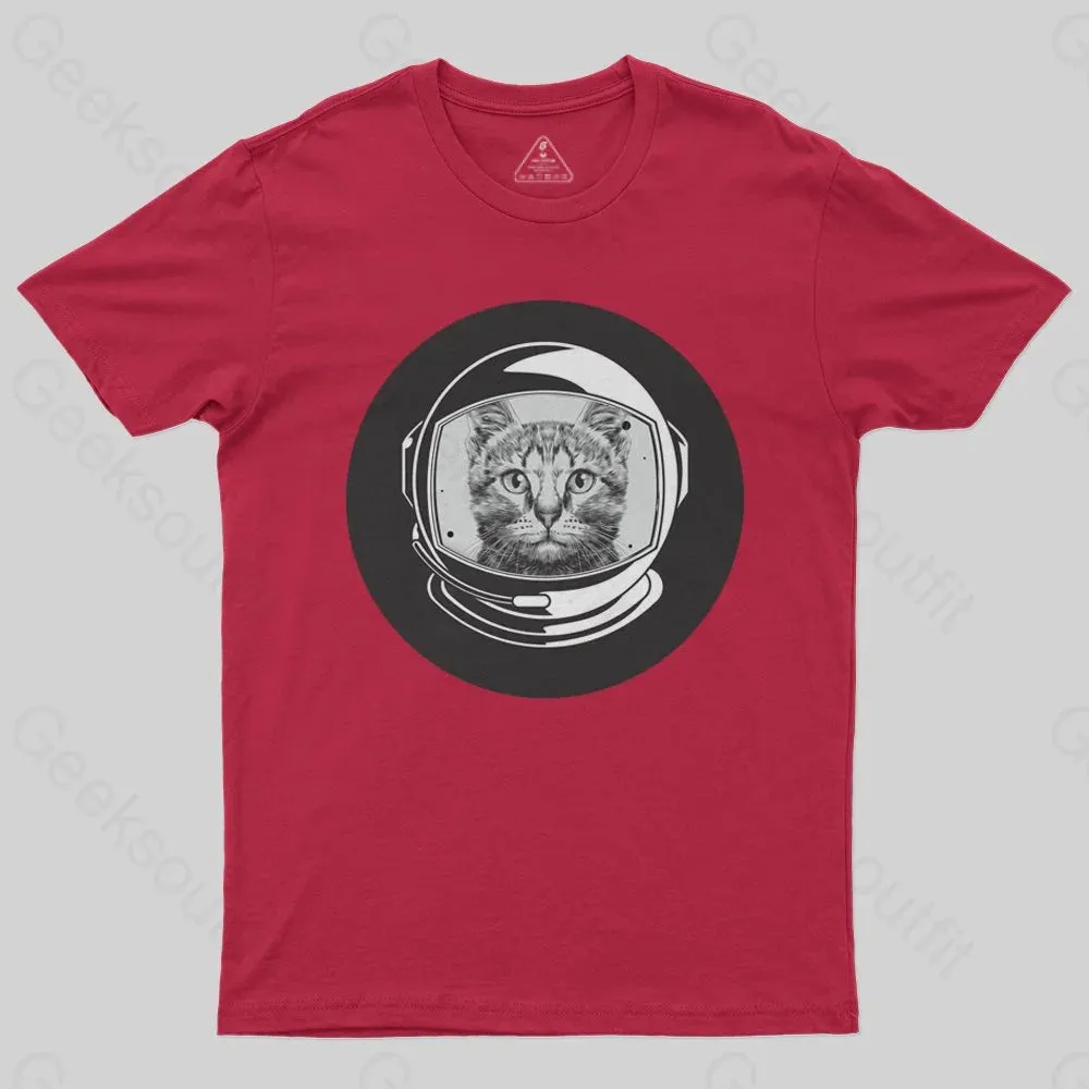 Astronaut Cool Cat T-Shirt - Image 7