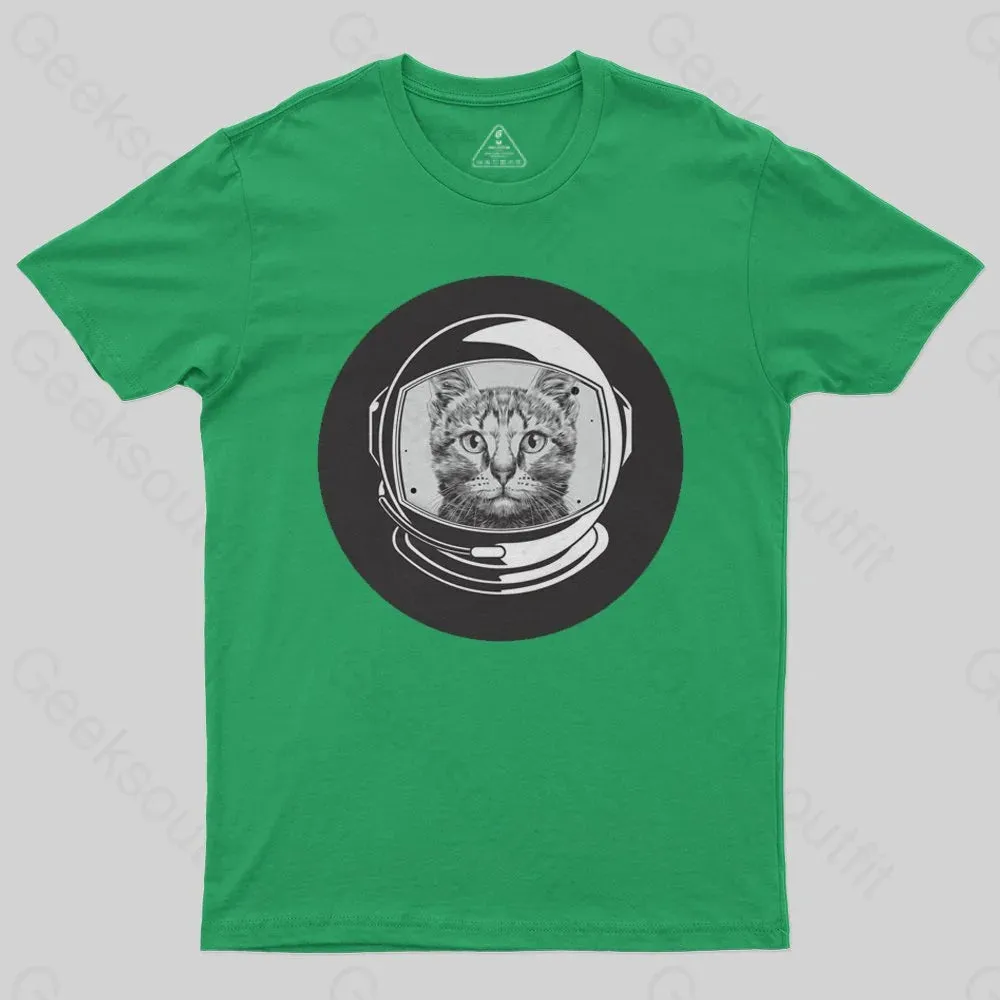 Astronaut Cool Cat T-Shirt - Image 8
