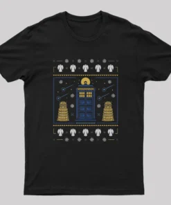 Christmas Space Ugly Sweater T-Shirt