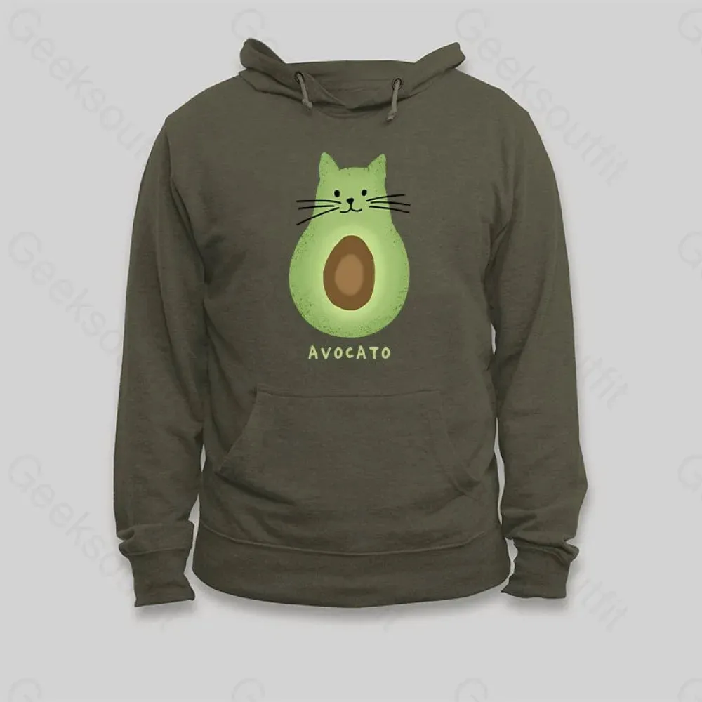 Avocato Cat Avocado Pun Hoodie - Image 5