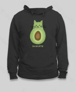 Avocato Cat Avocado Pun Hoodie