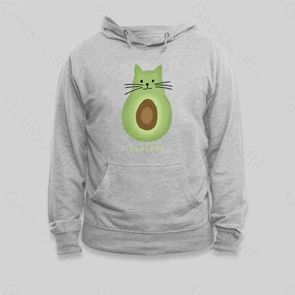 Avocato Cat Avocado Pun Hoodie - Image 3