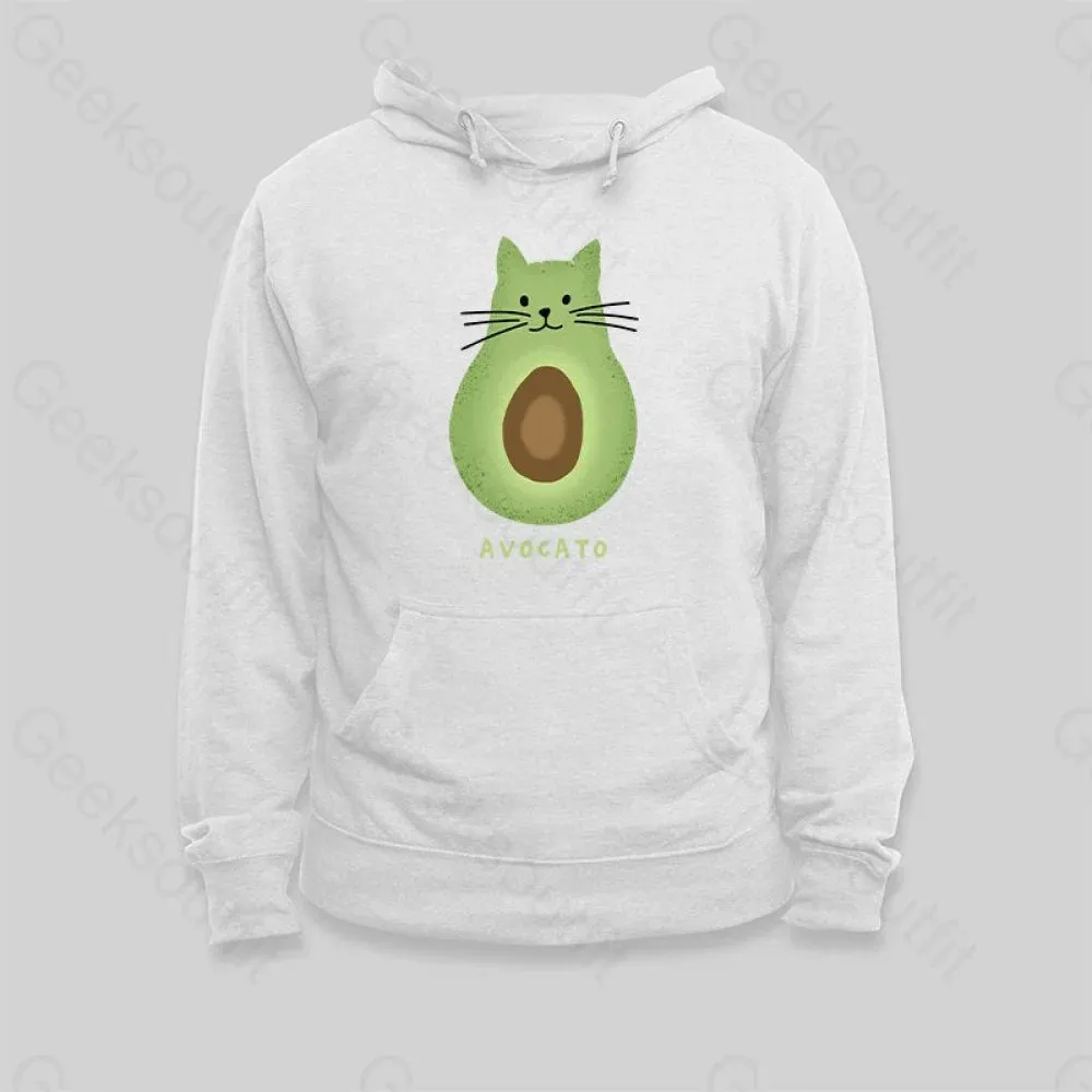 Avocato Cat Avocado Pun Hoodie - Image 2