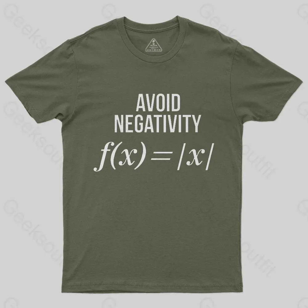 Avoid Negativity Geek Science T-Shirt - Image 5