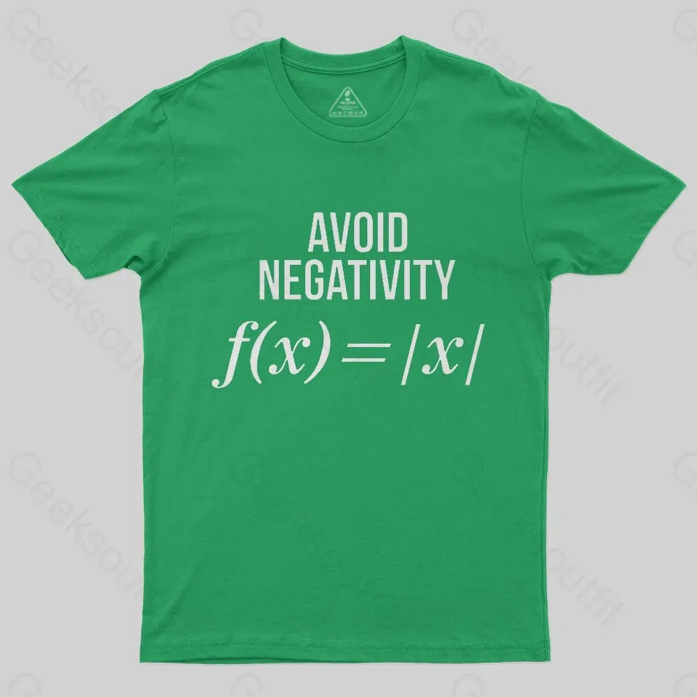 Avoid Negativity Geek Science T-Shirt - Image 6
