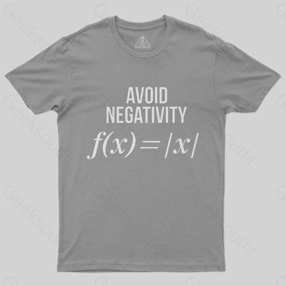 Avoid Negativity Geek Science T-Shirt - Image 4