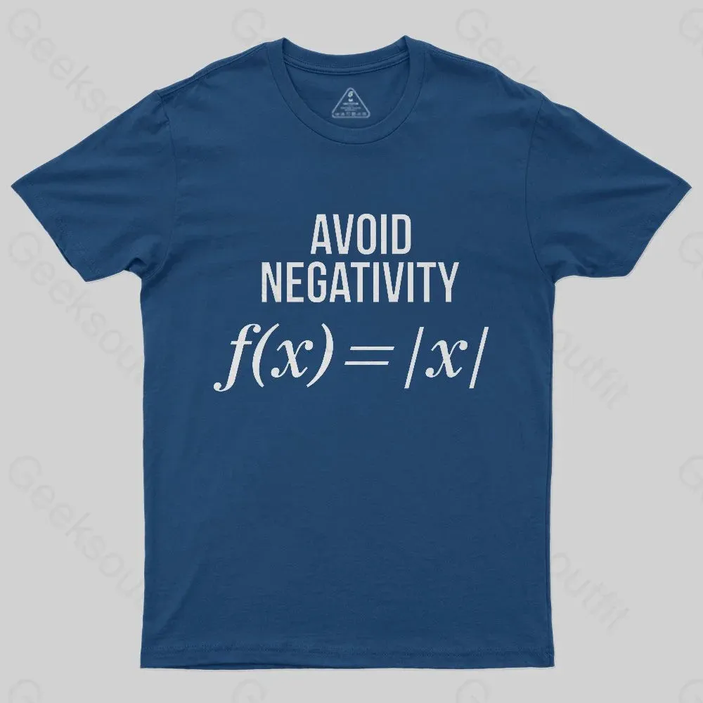 Avoid Negativity Geek Science T-Shirt - Image 2