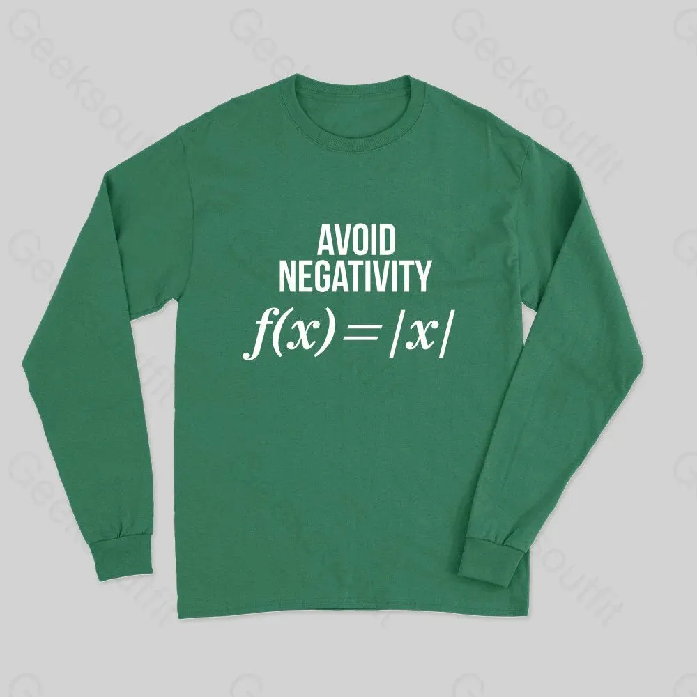 Avoid Negativity Long Sleeve T-Shirt - Image 3