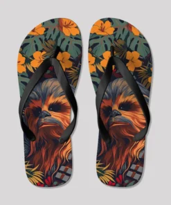 Alternative view of Chewie Flowers Geek Flip Flops