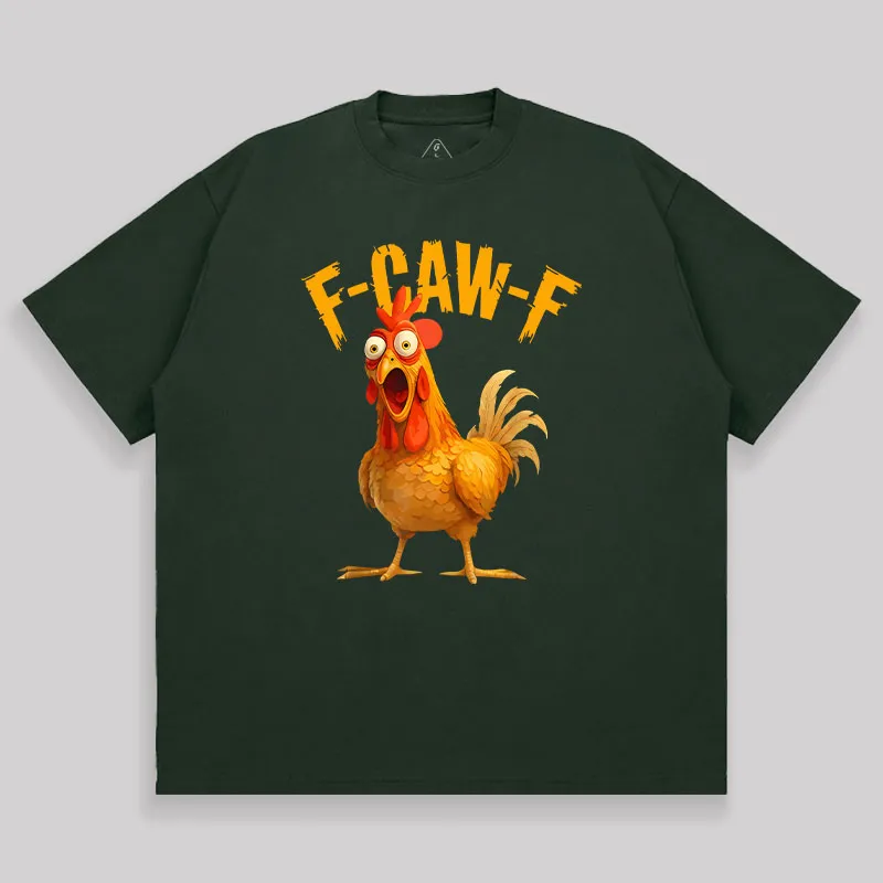 F-Caw-F Unisex Oversized T-shirt - Image 3