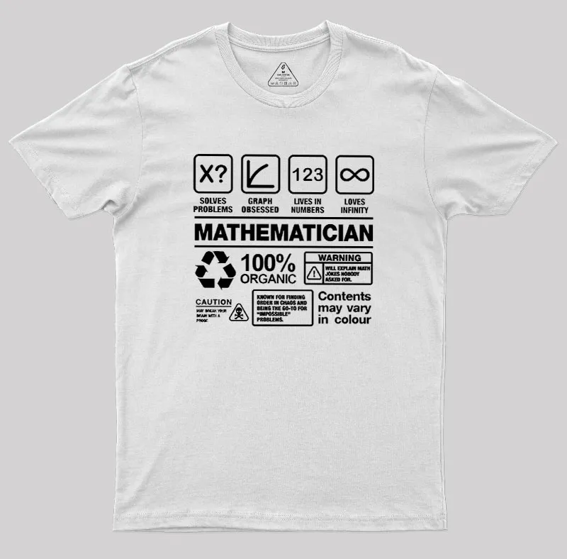 Mathematician Geek T-Shirt - Image 11