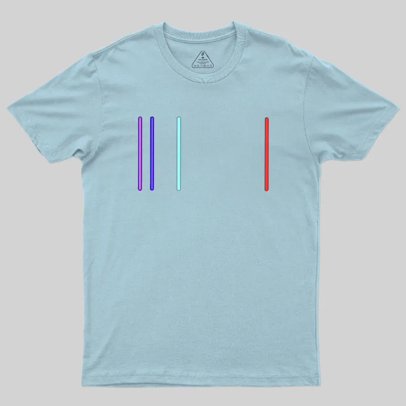 Hydrogen Emission Spectrum Geek T-Shirt - Image 7