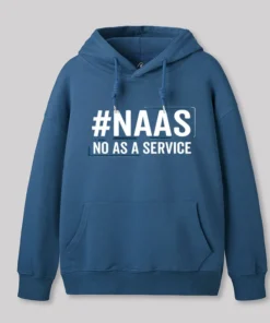 Alternative view of NaaS - No As A Service Geek Hoodie