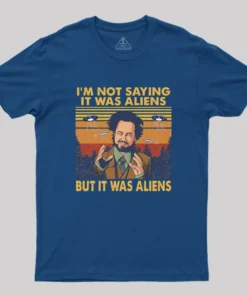 Alternative view of Giorgio Tsoukalos Aliens It Was Aliens Geek T-Shirt